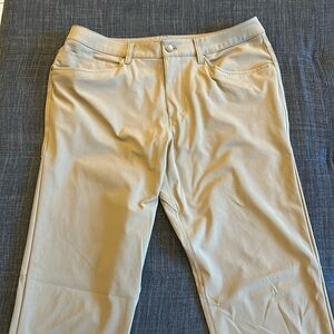 Lululemon khaki ABC pants size 34x34